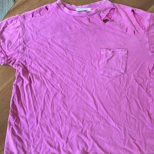 We the free distressed style tee